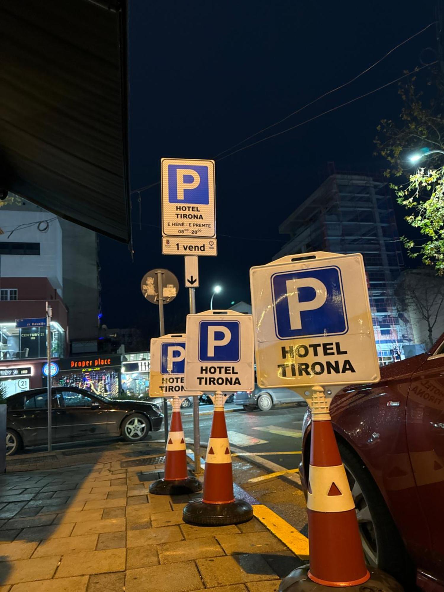 Hotel Tirona Tirana Exteriör bild
